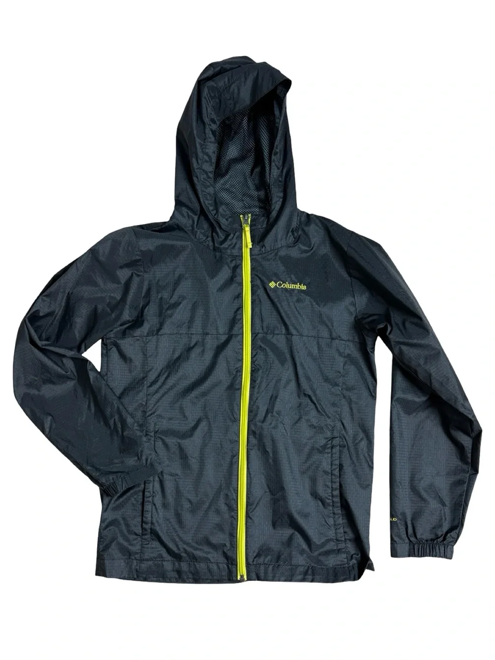 Columbia Youth Boys Omni-Shield Windbreaker Raincoat Black